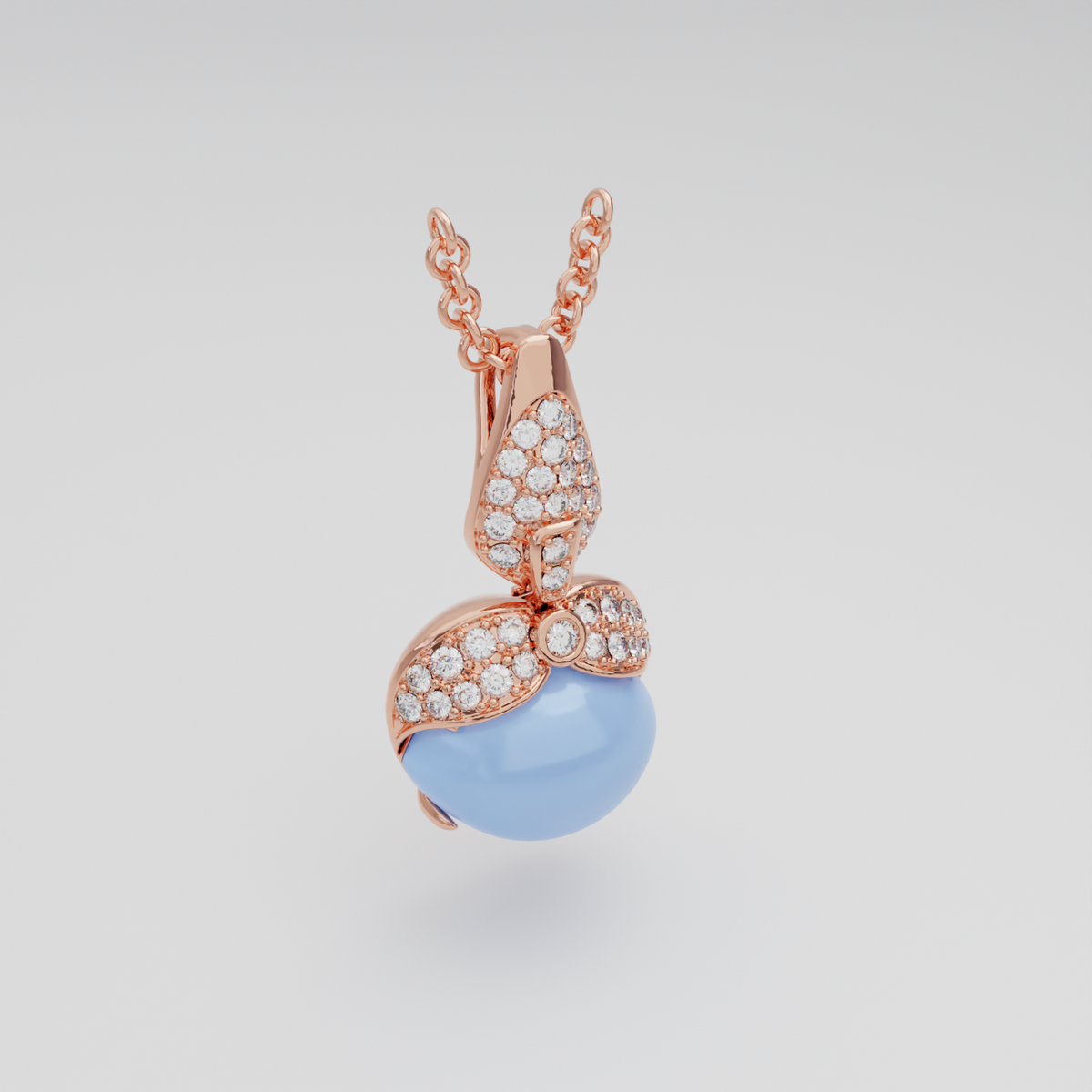Glazed Lily Pendant