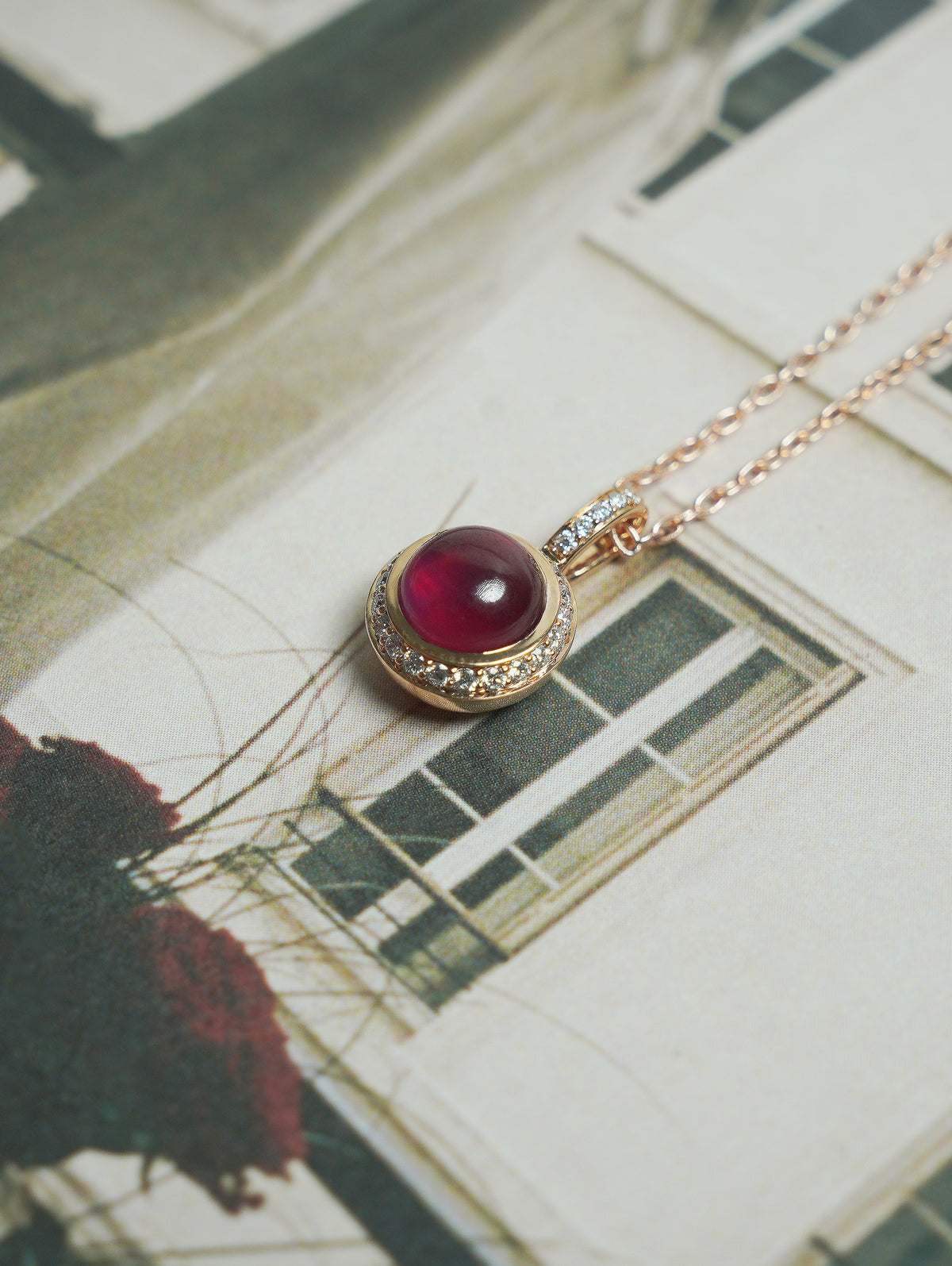 Scarlet Speaks Pendant
